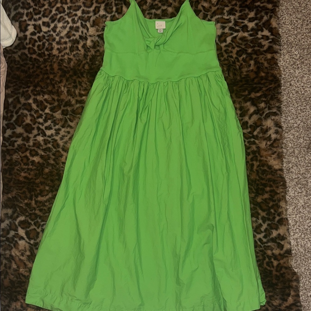 Vibrant Green Dress